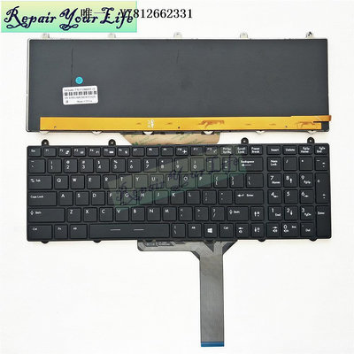 電腦零件全新MSI GE60 GT60 GE70 GT70 16F4 1757 1762 16GC 1763背光鍵盤筆電