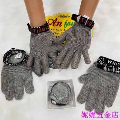 妮妮五金店Honeywell 鋼網狀防割手套從法國進口的真實圖片