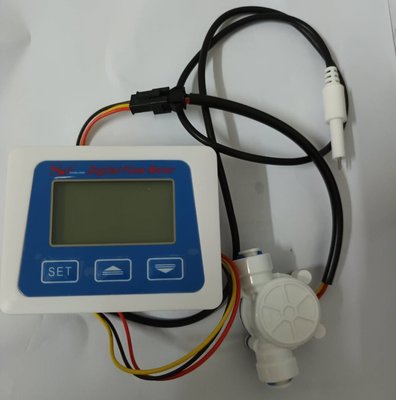 飲水機濾心,流量,天數,水質檢測儀(流量計+水質檢測碳棒+顯示器+變壓器)