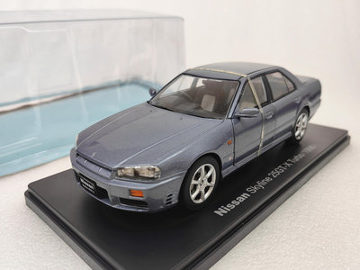 汽車模型 車模 收藏模型1/24 Nissan Skyline 25GT-X Turbo 1998 日產合金汽車模型