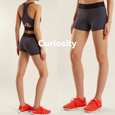 【Curiosity】adidas by Stella McCartney緊身運動短褲黑灰XS$2600↘$1399免運