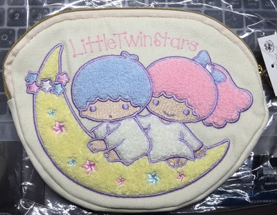 Little Twin stars [kiki&lala] 雙子星2017年立體毛巾繡造型帆布化妝包---日本帶回