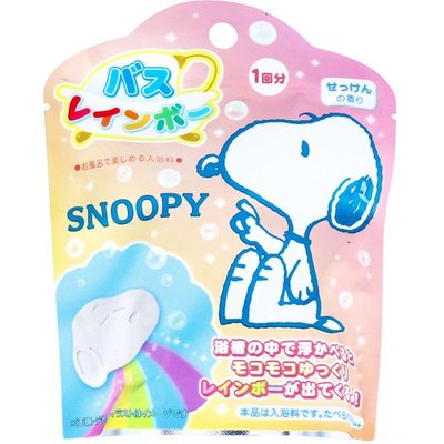 七彩沐浴球 70g-肥皂香 史努比 SNOOPY PEANUTS 日本進口正版授權