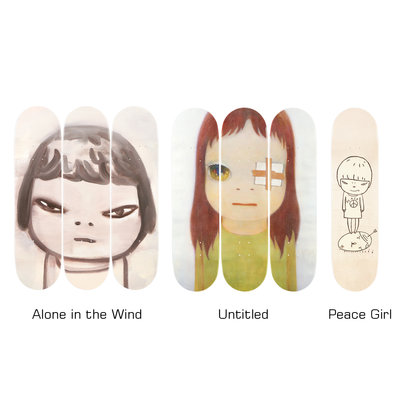 【高冠國際】Yoshitomo Nara Skateboard 奈良美智 和平女孩 無名 獨自在風中 滑板 3款 現貨