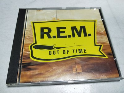 昀嫣音樂(CD110) R.E.M. / OUT OF TIME 保存如圖 售出不退