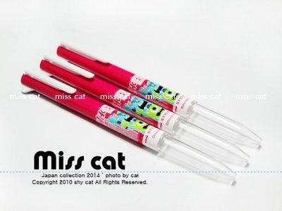 『Miss Cat 貓小姐』＊ 三菱 Uni style fit 限定《迪士尼系列》3色筆管附筆夾 大眼仔 (單支)