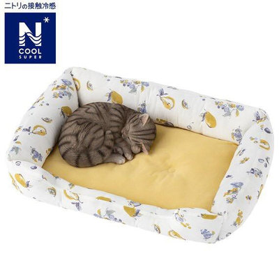 NITORI宜得利 進階涼感 寵物方床 貓咪涼感睡墊 狗狗冷感窩 夏季接觸冷感寵物墊