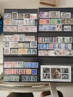 【二手】 斯拉尼亞瑞典合集共88張郵票（成套、包含十佳熊、馬車、天鵝）787 郵票 首日封 小型張【經典錢幣】