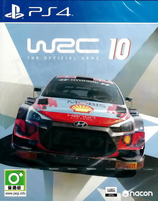 【全新未拆】PS4 世界拉力錦標賽10 世界越野冠軍賽10 WRC10 WRC 10 中文版 【台中恐龍電玩】
