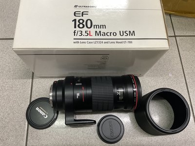 [保固一年] [高雄明豐] 95新 Canon EF 180mm F3.5 L UZ鏡 MACRO 便宜賣 [I07]