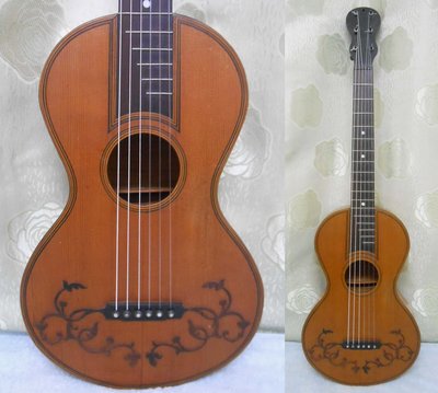 NO.26歐洲19世紀百年古董吉他‧超過200年古典吉他‧也歡迎交換樂器