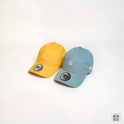 貳柒商店) New Era Casual Classic 小Logo 老帽 帽子 經典 復古 NY 洋基隊 黃色 湖水綠