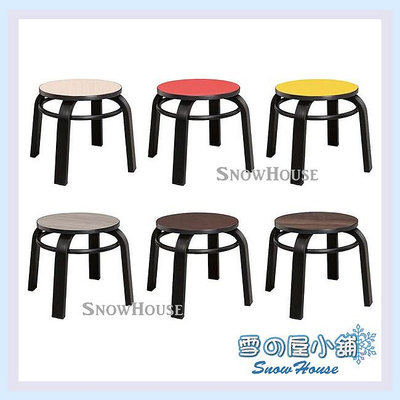 雪之屋 烤黑加圈角管低椅/造型椅/餐椅/板凳/兒童椅 X608-12~17