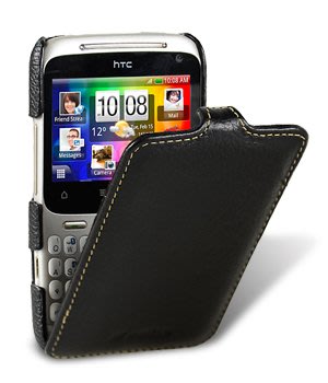【Melkco】出清現貨 下翻荔黑HTC宏達電 ChaCha 2.6吋真皮皮套保護殼保護套手機殼手機套