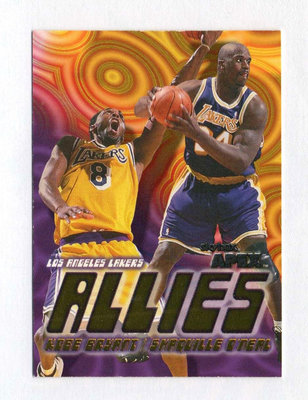 NBA 1999 SKYBOX Apex Kobe Bryant/Shaquille O`Neal 科比 黑曼巴/歐尼爾 特卡