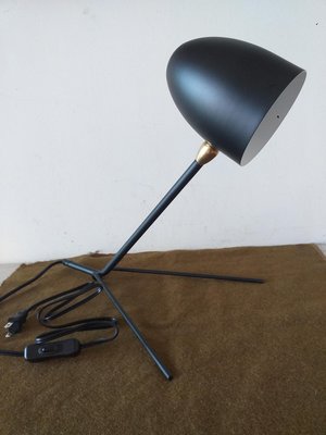 【港都收藏】法國Serge Mouille Desk Lamp"Cocotte"展示燈/檯燈/桌燈/關節燈，圖一尺寸:長寬高40.5*24.5*32.5公分。
