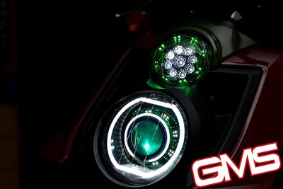 GAMMAS-HID   大B BWS M8 GMS合法魚眼GMS大燈 BMW導光 LED 日行燈 光圈