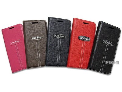 CITY BOSS 牛皮 真皮 側掀式手機皮套 Samsung Galaxy Note 9 可站立支架皮套 側翻 保護套