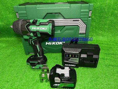 (含稅價)緯軒(底價10800不含稅)HIKOKI WR36DB 36V配單顆2.5Ah鋰電池 4分無刷高扭力套筒機