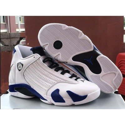 【正品】Air Jordan 14 Retro Hyper Royal 白藍 籃球 487471-104潮鞋