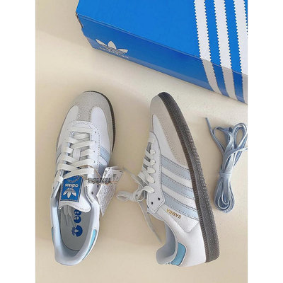 【明朝運動館】adidas originals Samba OG 淡藍 天空藍 奶藍 寶寶藍 德訓鞋 白藍 ID2055耐吉 愛迪達