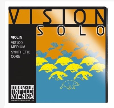 【偉博樂器】原廠授權公司貨 奧地利 Thomastik Vision Solo 小提琴弦 套弦 VIS100