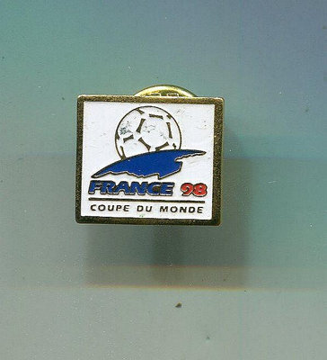 1998年 法國 FIFA 世界杯足球紀念章 徽章 小 logo