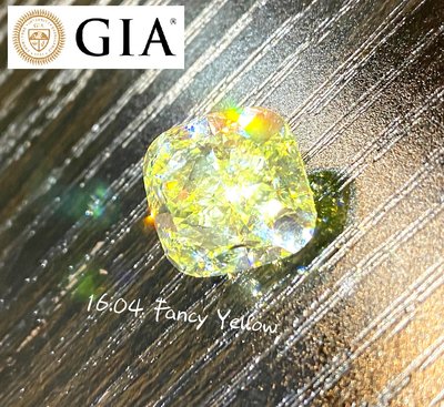 【台北周先生】天然Fancy正黃色鑽石 16.04克拉 超巨大 Even分布 超乾淨VS1 送GIA證書