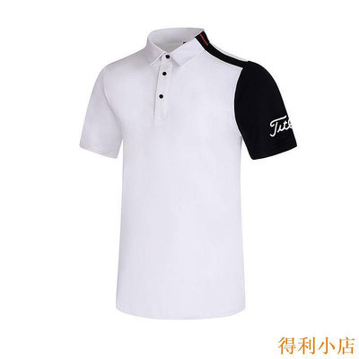 得利小店最新款高爾夫運動短袖男士t恤golf球衣夏季透氣速干休閑T恤短袖