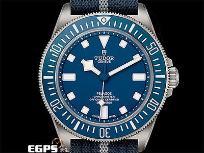 【永久流當品】TUDOR 帝舵 Pelagos FXD 25707 鈦金屬 藍色陶瓷錶圈 25070B 雪花針 LAG2123