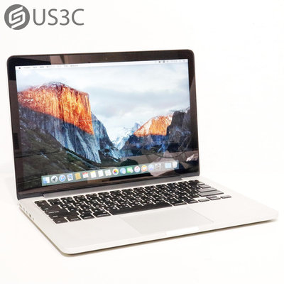 【US3C-青海店】【一元起標】2015年初 Apple MacBook Pro Retina 13吋 i5 2.7G 8G 256G SSD 銀色 二手筆電
