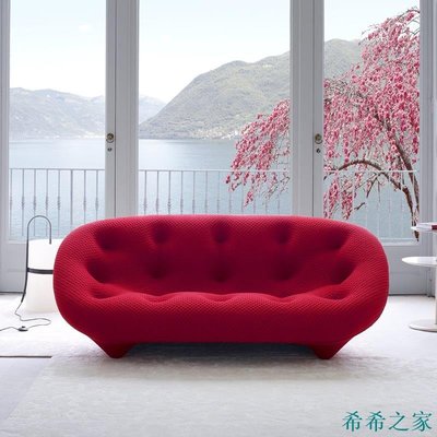 希希之家ligne roset寫意空間沙發 北歐設計師創意弧形沙發明星家同款沙發