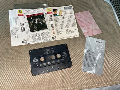 【李歐的音樂】滾石EMI唱片1990年代 羅克塞二重唱 當心留意 ROXETTE LOOK SHARP錄音帶原殼有歌迷卡
