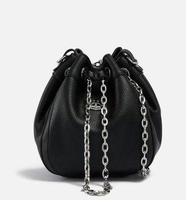 代購Vivienne Westwood Small Chrissy Vegan Leather 優雅設計水桶包斜背包
