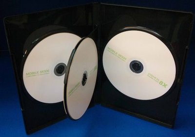 * 阿媽的店 *CD DVD長型保存盒4片裝 亮面黑有膜 PP材質 厚1.4CM 一箱100個2000元免運