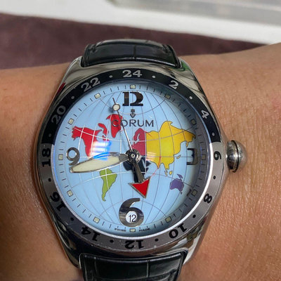 瑞士CORUM崑崙GMT泡泡機械錶
