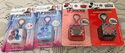 美國 Lip Smacker [ 冰雪奇緣 / 米奇米妮冰塊立體造型吊飾護唇膏 ] Frozen II 四款可選 全新