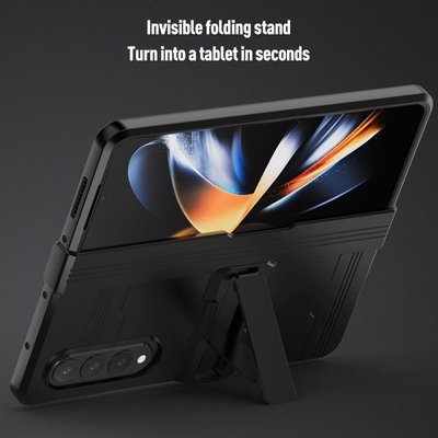 Z Fold 4 5G 手機殼防震支架裝甲盒, 適用於 Samsung Galaxy Z Fold 4 Hybrid R嘉鷹數碼