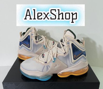 艾力克斯 NIKE LEBRON XIX 19 EP 男 DC9341-200 米白 藍黃 詹姆斯氣墊籃球鞋 X38