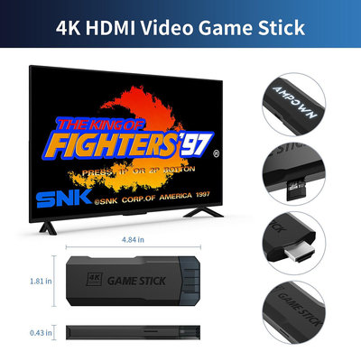 新款游戲機GD20家庭游戲機2.4G無線復古HDMI電視游戲機家用懷舊FC 經典遊戲機 掌上型遊戲機 掌上型電玩遊戲機 電玩