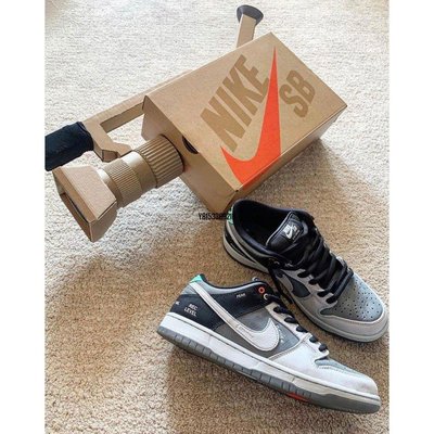 【正品】Nike SB Dunk Low "VX1000 Camcorder" 黑灰白 攝像機 板 CV1659-001潮鞋