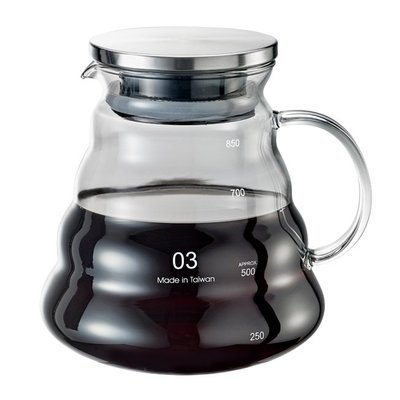 雲朵玻璃壺 800cc (把手) *HG2196 咖啡分享壺 .花茶壺 耐熱量杯.咖啡公壺使用 (73369088)
