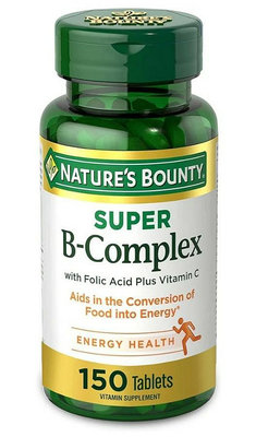Nature's Bounty Super B-Complex維生素B群 150片