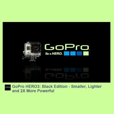 5Cgo【權宇】GoPro GO PRO HERO 3 black edition/HERO3 黑色運動攝像機 七天交貨