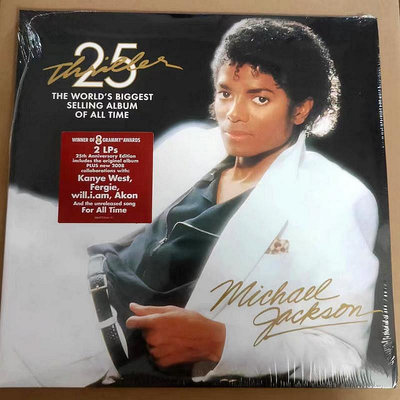 曼爾樂器~Michael Jackson邁克爾杰克遜 THIRLLER 25周年 2LP黑膠唱片
