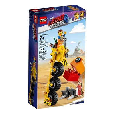 LEGO 樂高 70823  Movie2 系列 艾密特的三輪車 174pcs