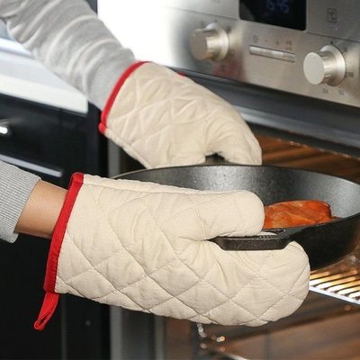 現貨熱銷-防燙手套日本SEIWAPRO廚房家用微波爐烤箱烘焙專用加厚隔熱手套~特價