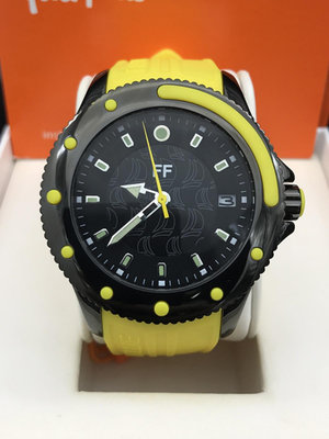 手錶帶 新款FOLLI FOLLIE芙麗手錶硅膠簡約時尚石英錶防水中性男女錶