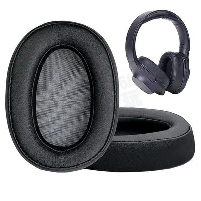 SONY MDR-100ABN WH-H900N 蛋白皮質 原廠耳機海綿套 耳罩 耳墊 海綿罩 耳機罩 耳機套 黑色台中