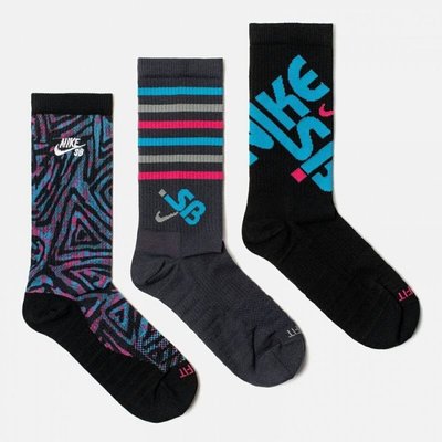 NIKE SB 運動休閒襪 運動襪 SK0040901 XL / 30-33cm $550/一組有3雙 分別三個顏色